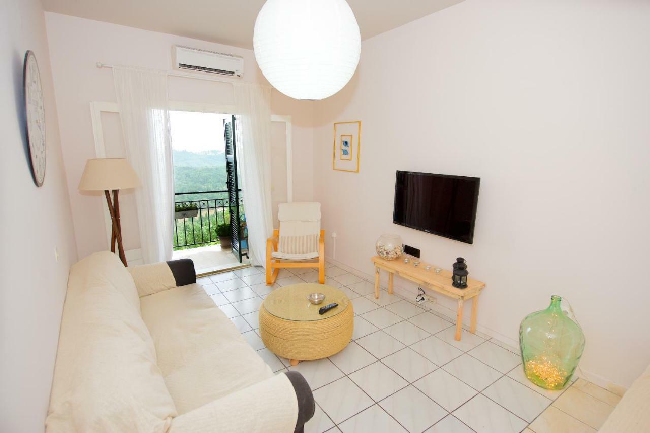 Aurora Apartment Corfu Pelekas Exterior foto