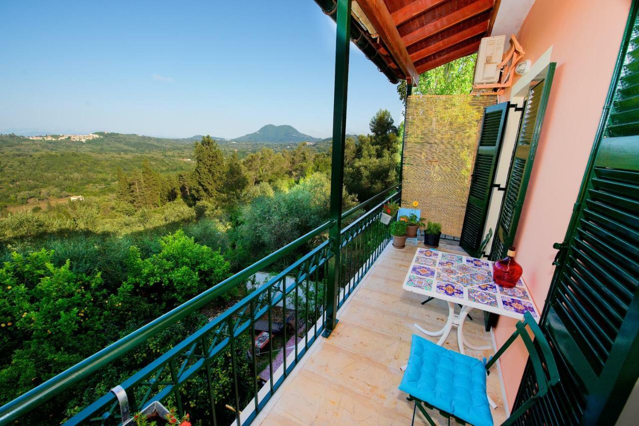 Aurora Apartment Corfu Pelekas Exterior foto